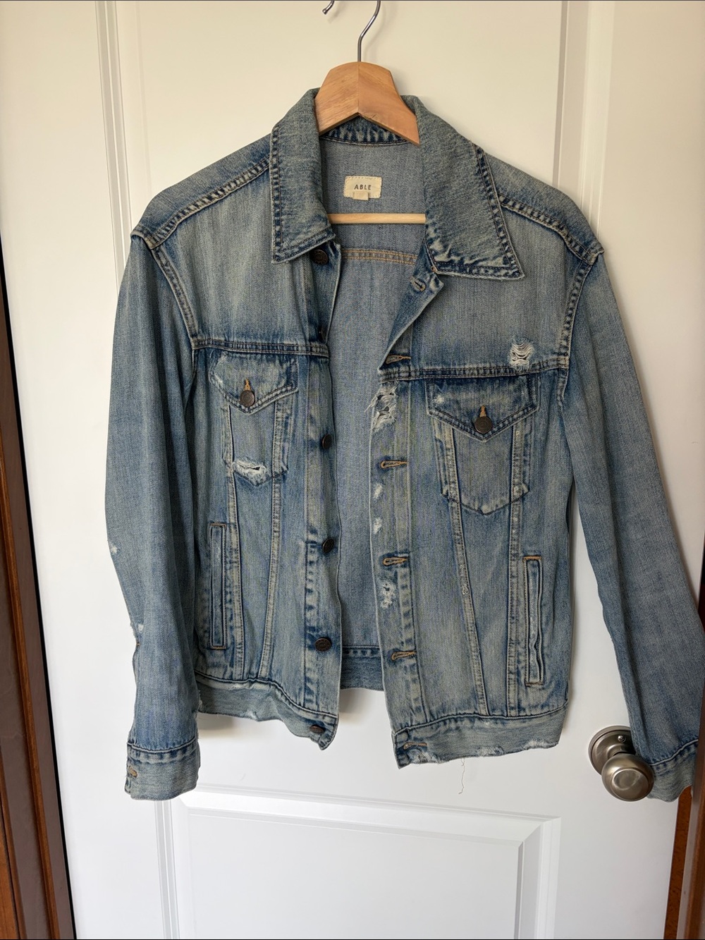 ABLE Merly denim jacket, M